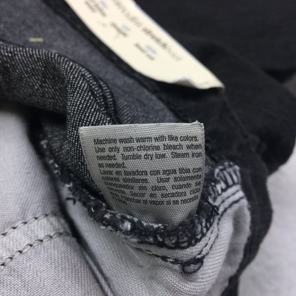 NWT St. John's Bay Straight Bootcut Jeans Size 16 Womans High Rise Faded Black - Picture 7 of 12